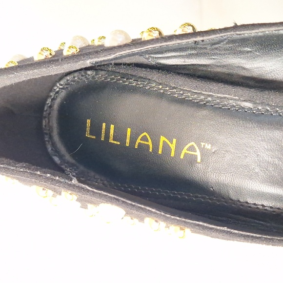 #AEU Liliana heels with white and gold studs sz 10 - Picture 7 of 12